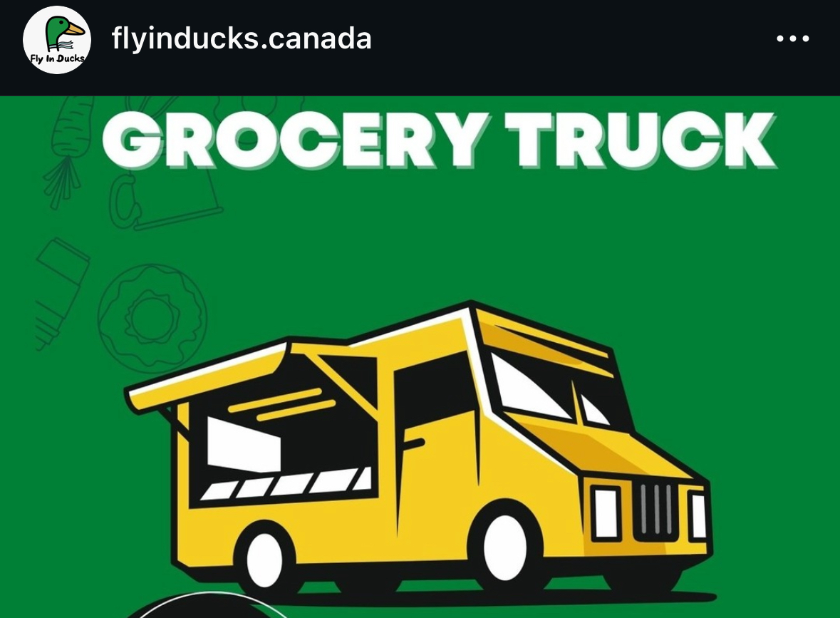 Visual for FlyInDucks: Mobile Grocery Store